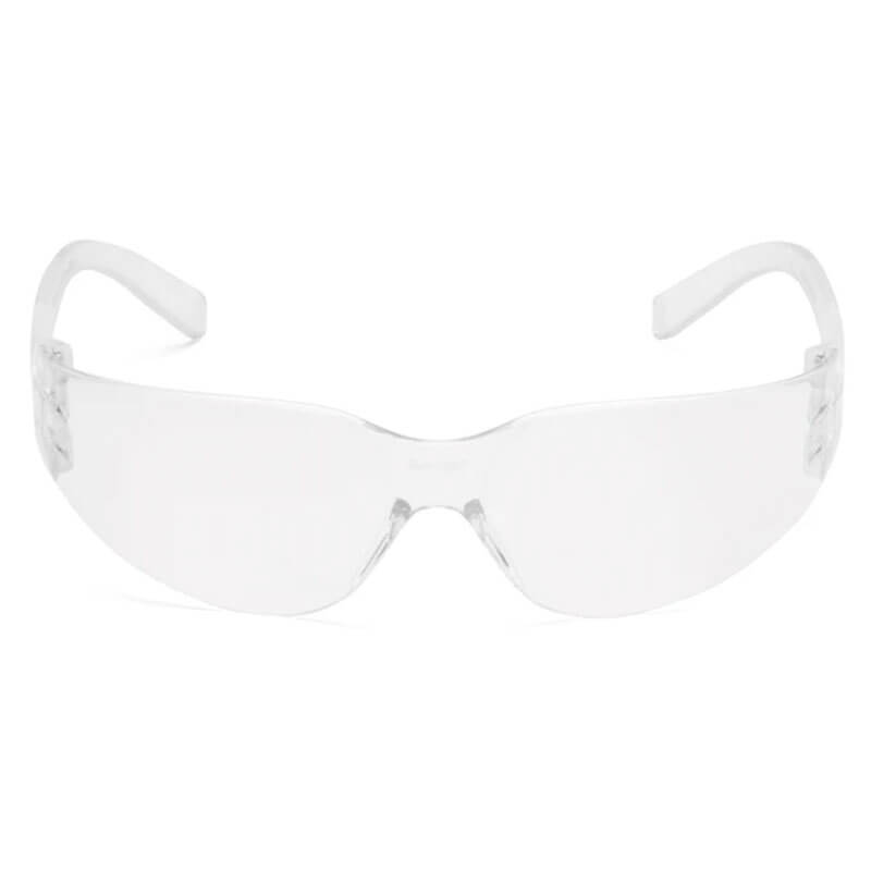 The Pyramex Intruder Anti-fog Safety Glasses S41_0ST by Pyramex Safety offer impact protection with transparent wrap-around lenses that are both scratch-resistant and incorporate anti-fog technology for maximum clarity in any environment. The curved temples provide a secure fit, making these glasses ideal for use in various settings. Available in boxes of 12.