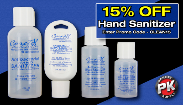 15% Off Coretex Hand Sanitizer