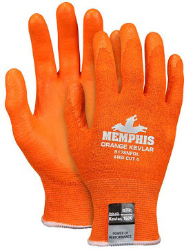 Orange Memphis MCR safety gloves