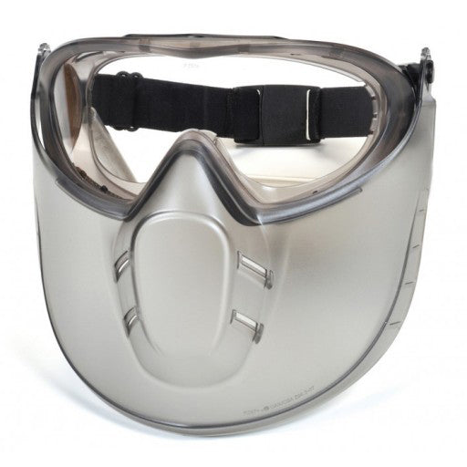 Pyramex Capstone Combination Goggles and Face Shield on white background