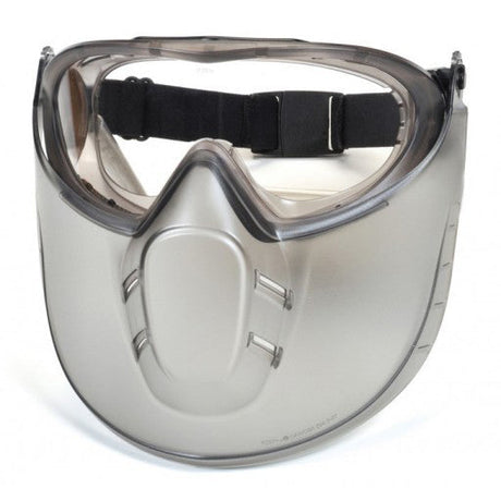 Pyramex Capstone Combination Goggles and Face Shield on white background