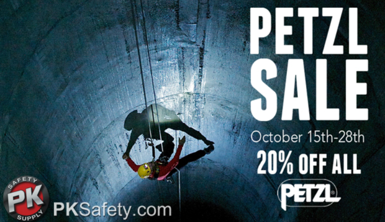 Petzl Rope Access and Confined Space Entry Products on Sale!