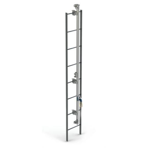 Lad-saf ladder with white background