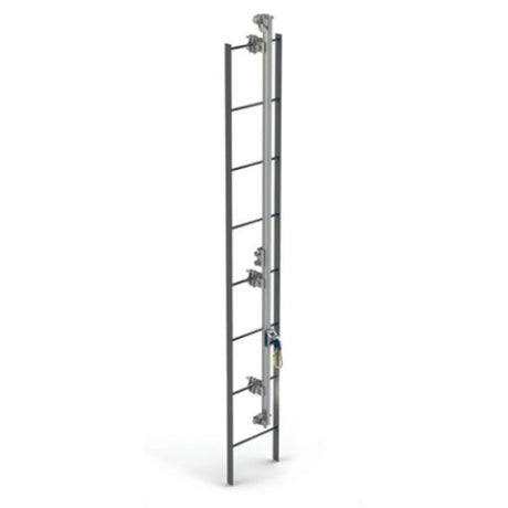 Lad-saf ladder with white background