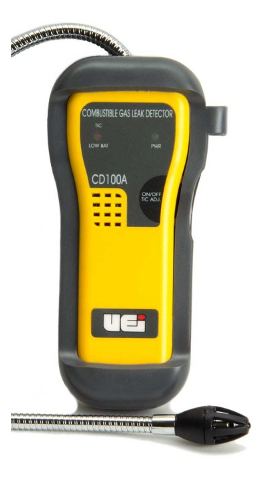 UEi gas detection device with white background