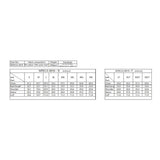 Two sizing charts for the ForgeFR Chambray Shirt MFRCLS0010 display chest, back length, shoulder, sleeve, and cuff measurements in inches for sizes S to 5XL.