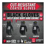 MCR Memphis Black Kevlar Cut Protection Gloves 9178NF (12 pairs)