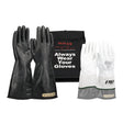 The PIP NOVAX Class 0 Electrical Safety Kit 150-SK-0 includes black rubber and white-gray cuffed gloves shown before a "NOVAX Always Wear Your Gloves" pouch—an essential for any OSHA-compliant electrical safety kit.
