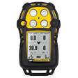 The BW Quattro Rubber Boot GA-BQT by BW Honeywell is a dependable handheld gas detector with an eye-catching yellow and black design. Its display delivers accurate measurements for H2S, CO, O2, and LEL. Enhance your safety protocols with this essential gas detection capability packed into a compact device.