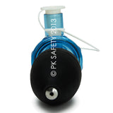 Front view of the Allegro Bitrex Respirator Fit Test Kit 2041 by Allegro, shown with a black mask and NIOSH respirators on a white background. "© PK SAFETY 2013" watermark appears at the center of the image.