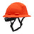 The PIP Kilimanjaro Type II Safety Helmet w/MIPS 280-HP642RM-CH is an orange ANSI-compliant helmet from PIP, featuring advanced brain protection and an adjustable chin strap for construction or industrial safety.
