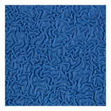 A close-up view of a textured blue surface with wavy, crumpled patterns resembling the durable finish of MCR Memphis Flex Tuff Glove 9680 from MCR Safety.