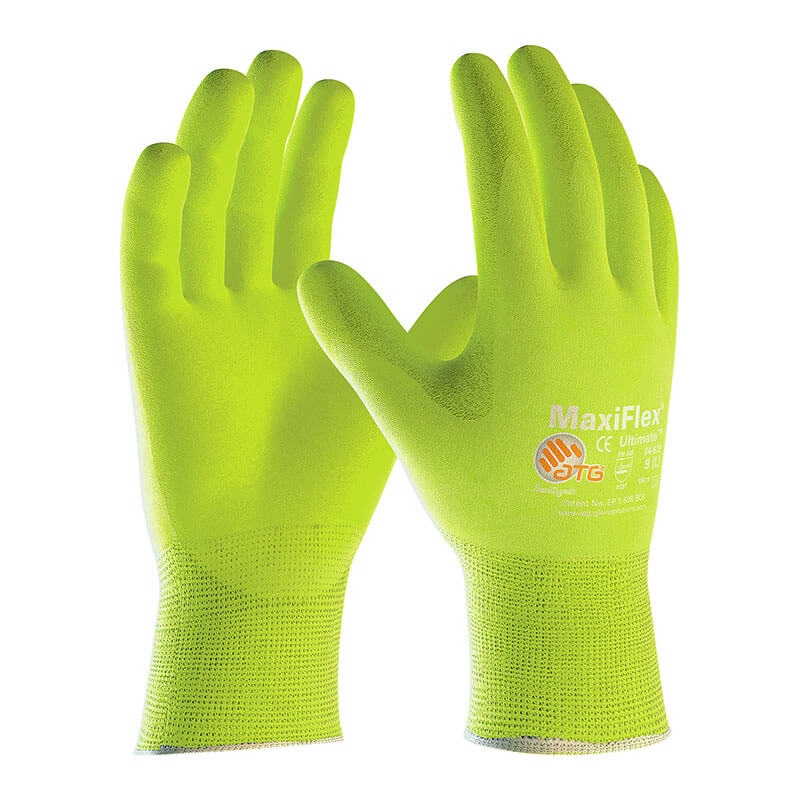 Maxiflex High-Visibility Micro Foam Grip Glove | PK Safety