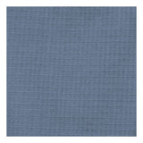 A close-up of the MCR Safety Summit Breeze 5.5 oz FR Shirt (SBS100_) shows its blue fabric with a subtle grid texture—thin horizontal and vertical lines engineered for superior arc flash protection.