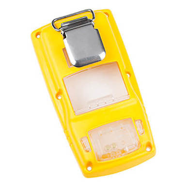 The BW Honeywell Replacement Back Enclosure for GasAlertMicroClip XL is an efficient solution when you need to replace the back enclosure of your GasAlertMicroClip XL device quickly. Designed by BW Honeywell, this component complements the yellow handheld electronic device, which features a metal belt clip at the top and a clear plastic cover over its easy-to-read screen.