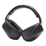 Introducing the Pyramex PM3010 Ear Muff by Pyramex Safety, a pair of black noise-canceling earmuffs designed with thick padding and an adjustable headband, providing essential safety equipment for hearing protection and comfort.