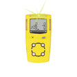 The BW Honeywell GasAlert MicroClip XL Multi-Gas Monitor (model MCXL-XWHM-Y-NA) is a yellow device ideal for confined space monitoring. It features four compact sensor openings and a digital display for gas level readings. Designed for detecting multiple gases, this detector emits a reassuring green light.