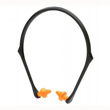 The Pyramex Safety Conical Banded Earplugs BP3000, packaged 10 per box and connected by a black headband, provide excellent noise protection. Designed to fit the ear canal with a Noise Reduction Rating (NRR) of 22dB, they ensure both comfort and stability.