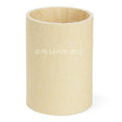 A plain, cylindrical beige tube stands upright, resembling a wide cardboard roll. Its surface is slightly textured, similar to the Allegro Replacement Exhaust Filter 0.30 Micron 9700-02 by PK Safety Supply, designed for precision filtering.