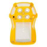 The BW Technologies by Honeywell Quattro Replacement Front Enclosure QT-FC1 is a yellow plastic case with button and screen cutouts, designed to replace the front enclosure of the GasAlert Quattro gas monitor.