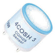 The BW Technologies by Honeywell Twin Tox Dual CO/H2S Sensor D4-RHM04 is a cylindrical sensor with a blue rim, white body, and metal base pins, designed to detect carbon monoxide and hydrogen sulfide.
