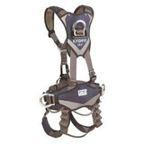 The DBI-SALA ExoFit NEX Rope Access/Rescue Harness 111334 by 3M DBI-SALA Fall Protection represents the pinnacle of advanced safety harnesses, featuring numerous straps, buckles, and D-rings for a secure fit. Engineered for construction or high-risk work settings, it guarantees maximum comfort and protection.