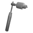 The ISG C10 Devalving Tool for 34A/29/103 Liter Cylinders (model DV-10) by Intermountain Specialty Gases features a cylindrical handle and textured rotating barrel for precise gas cylinder valve removal.