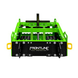 The Frontline Commando Tank Non-Penetrating Fall Protection Cart by Frontline Fall Protection features sturdy metal frames, handles, and multiple wheels—delivering non-penetrating fall protection to boost jobsite safety.