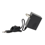 A black NSA AC power adapter with an attached cable and standard two-prong plug, featuring a cylindrical DC connector—perfect for charging your DRIFIRE FR Heated Hand Warmer—shown on a white background.