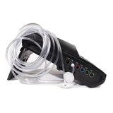 The Honeywell BW Icon and Intellidox Bundle by BW Technologies is shown with multiple ports and a coiled transparent oxygen tube, resembling components used in a gas detector or multi-gas detector setup.