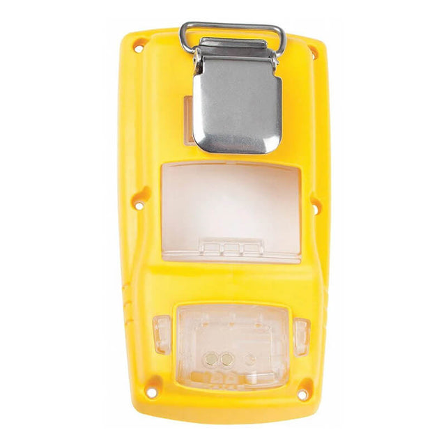 This yellow handheld enclosure, featuring a metal clip on top and two transparent compartments, is perfect for your Honeywell replacement needs. The BW Honeywell Replacement Back Enclosure for GasAlertMicroClip XL, offered by PK Safety Supply, guarantees reliability and efficiency in every use.