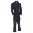 The NSA DRIFIRE 4.4 FR Coverall DF2-450C-CA-NB, produced by NSA, is a dark-colored coverall shown against a white background. It includes a full-length front zipper, long sleeves, and multiple pockets for practicality and arc flash protection.