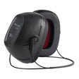 The Honeywell VS130N VeriShield Neckband Earmuff 1035116-VS from PK Safety Supply offers an impressive Noise Reduction Rating for effective sound isolation. Featuring a compact, foldable design and a subtle logo on the side, these black over-ear earmuffs seamlessly combine functionality with style.