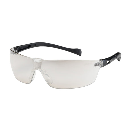 The PIP Monteray II Rimless Safety Glasses 250-MT-1007 feature a lightweight, sleek, and modern design with black temples. These safety glasses are equipped with a minimalist frame and anti-scratch lenses to ensure full eye coverage and protection. They are available in boxes of 12 from the renowned brand PIP - Protective Industrial Products.