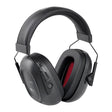 The Honeywell VS110 VeriShield Earmuff 1035100-VS by Honeywell Safety features black noise reduction capabilities and a padded headband. With their sleek design, these earmuffs are displayed against a plain white background.