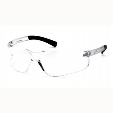 The Pyramex Ztek Reader Safety Glasses S25_0R 6/box by Pyramex Safety feature a sleek design with black temple tips and wraparound lenses that provide comprehensive eye protection. The scratch-resistant lenses enhance durability and offer UVA/B/C protection for optimal safety.