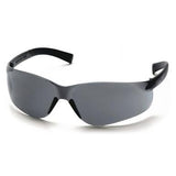 Discover the Pyramex Mini Ztek Safety Glasses S2510SN by Pyramex Safety, featuring sleek black wraparound lenses with scratch resistance, UV protection, and elegantly curved arms. Available in a box of 12.