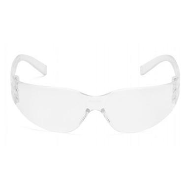 The Pyramex Intruder Anti-fog Safety Glasses S41_0ST by Pyramex Safety offer impact protection with transparent wrap-around lenses that are both scratch-resistant and incorporate anti-fog technology for maximum clarity in any environment. The curved temples provide a secure fit, making these glasses ideal for use in various settings. Available in boxes of 12.