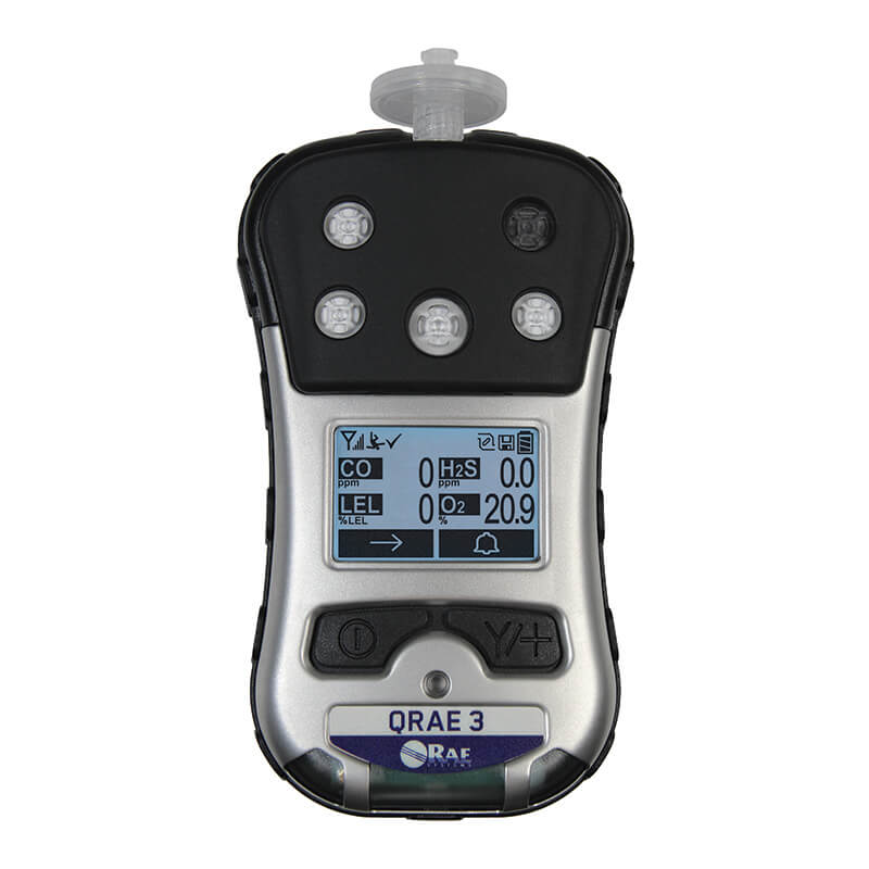 The RAE Systems PGM-2500 QRAE 3 Wireless Pumped Multi-Gas Monitor M020-11211-111 provides digital gas readings and advanced detection for hazardous gases, making it ideal for challenging environments.
