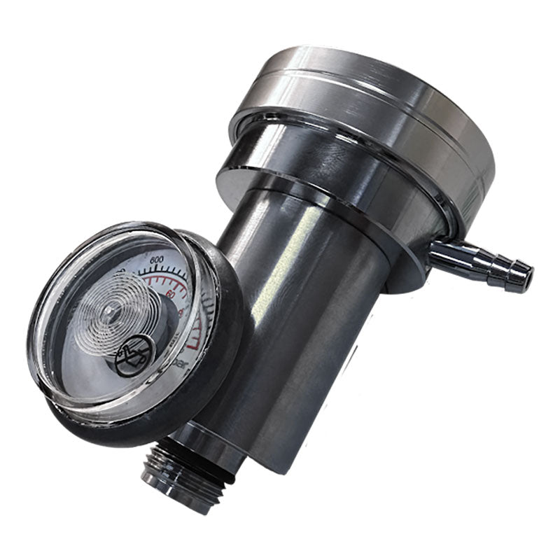 The BW GasAlert Max XT II Bundle by BW Technologies from Honeywell features a compact, cylindrical design with threaded end and side nozzle, ideal for confined space entry monitoring.