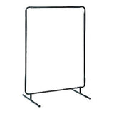 The RADNOR Tubular Framed Steel Portable Welding Screen Frame by Radnor is constructed from tubular steel with a rectangular frame and flat base supports. Its minimalistic, easy-to-assemble design features a sleek black finish against a plain white background, making it an ideal choice for those who appreciate simplicity and elegance in their space.