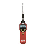 The RAE Systems UltraRAE 3000+ is equipped with a digital torque wrench featuring a red handle and black grip. This tool includes a display screen for showing torque measurements, buttons for adjustment, and a long metal stem terminating in a socket. It provides high sensitivity in its dual detection mode, ensuring precise torque control.