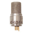 Close-up of an RKI Instruments RKI Eagle LEL/ppm Hydrocarbon Catalytic Sensor 62-0125RK, featuring a metallic finish, textured top, and labels "NC-6260 A." Several gold pins extend from the bottom for electrical connection.