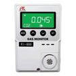 The RKI Instruments RKI RI-600 Indoor Stand Alone CO2 Monitor features a green screen displaying a carbon dioxide detection level of 0.045%. Ideal for enhancing indoor air quality, the device includes buttons labeled "Mode" and "Set," with the model number RI-600 clearly visible.