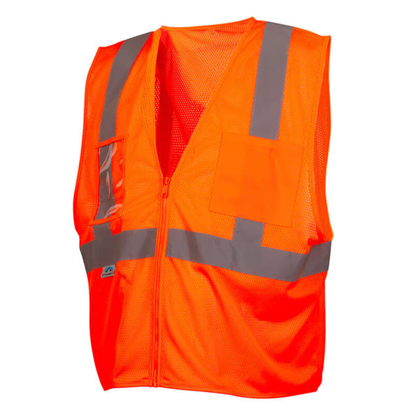 Pyramex Class 2 Economy Vest with Clear Pocket RVZ21CP – PK Safety
