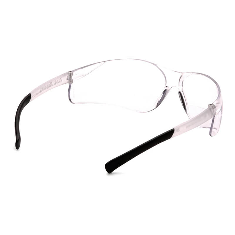 Pyramex Ztek Reader Safety Glasses S25_0R by Pyramex Safety offer clear, scratch-resistant lenses with UV protection, transparent frames, and black-tipped arms for reliable eye safety. Sold 6 per box.