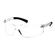 The Pyramex Ztek Reader Safety Glasses S25_0R 6/box by Pyramex Safety feature a sleek design with black temple tips and wraparound lenses that provide comprehensive eye protection. The scratch-resistant lenses enhance durability and offer UVA/B/C protection for optimal safety.