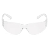 The Pyramex Intruder Anti-fog Safety Glasses S41_0ST by Pyramex Safety offer impact protection with transparent wrap-around lenses that are both scratch-resistant and incorporate anti-fog technology for maximum clarity in any environment. The curved temples provide a secure fit, making these glasses ideal for use in various settings. Available in boxes of 12.