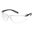 Pyramex Safety Neshoba H2Max Anti-Fog Safety Glasses S97_0STM feature clear, UV-protective transparent lenses and black arms, providing reliable eye protection; available in a box of 12.