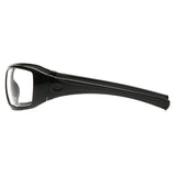 A sleek, black handheld magnifying tool with a streamlined handle and rectangular lens offers an elegant yet utilitarian design that pairs effortlessly with professional attire, all while ensuring enhanced eye protection through superior magnification.